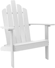Load image into Gallery viewer, Westin Furniture Outdoor Patio Wood Adirondack Chair, White