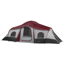 Load image into Gallery viewer, OZARK Trail 10-Person 3-Room Cabin Tent with side entrances