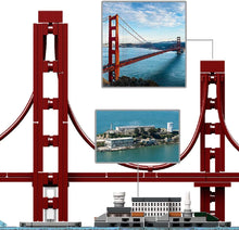 Load image into Gallery viewer, LEGO Architecture Skyline Collection 21043 San Francisco Building Kit includes Alcatraz model, Golden Gate Bridge and other San Francisco architectural landmarks (565 Pieces)