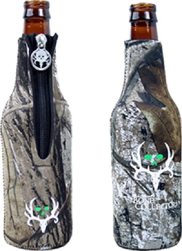 Bone Collector Camo Bottle with Lime Green/White Logo