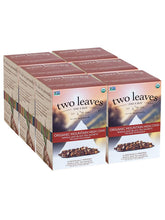 Load image into Gallery viewer, Two Leaves and a Bud Organic Mountain High Chai Tea Bags, Whole Leaf Black Tea Pyramid Sachets, Moderate Caffeine, 15 Count (Pack of 6)
