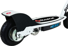 Load image into Gallery viewer, Razor E300 Electric Scooter - 9" Air-filled Tires, Up to 15 mph and 10 Miles Range, White/Blue