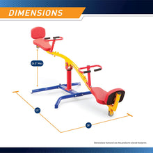 Load image into Gallery viewer, Gym Dandy Spinning Teeter Totter - Impact Absorbing Kids Playground Equipment - 360 Degree Rotation