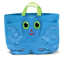 Load image into Gallery viewer, Melissa &amp; Doug Sunny Patch Flex Octopus Large Beach Tote Bag With Mesh Panels