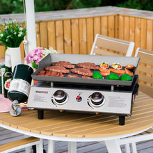 Load image into Gallery viewer, Royal Gourmet Portable 2 Burner Propane Gas Grill Griddle