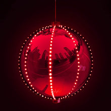 Load image into Gallery viewer, Alpine Corporation LPA108L-RD Hanging Christmas Ornament, 13-Inch Tall, Red