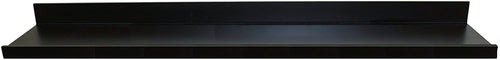 InPlace Shelving 9084682 Floating Shelf with Picture Ledge, 60Wx4.5Dx3.5H, Black