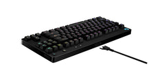 Load image into Gallery viewer, Logitech G Pro Mechanical Gaming Keyboard, 16.8 Million Colors RGB Backlit Keys, Ultra Portable Design, Detachable Micro USB Cable