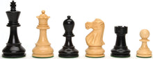 Load image into Gallery viewer, WE Games Jacques Chessmen - Weighted &amp; Handpolished Black Stained Wood with 3.75 in. King