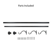 Load image into Gallery viewer, Decopolitan 1-Inch Urn Single Window Treatment Rod Set, 36 to 72-Inch, Bronze