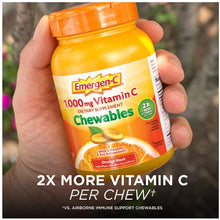 Load image into Gallery viewer, Emergen-C Chewable Vitamin C 1000mg, With B Vitamins And Antioxidants Tablet (40 Count, Orange Blast Flavor), Dietary Supplement, Multi