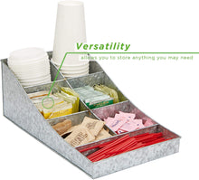 Load image into Gallery viewer, Mind Reader COMP7MESH-BLK Condiment Organizer Storage