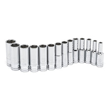 Load image into Gallery viewer, GEARWRENCH 80554 14 Piece 3/8-Inch Drive 6 Point Deep Metric Socket Set