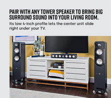 Load image into Gallery viewer, Polk Audio Signature Series S35 Center Channel Speakers for Home Theater, Surround Sound (6 Drivers) and Premium Music | Powerport Technology | Detachable Magnetic Grille