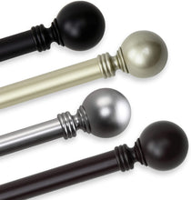 Load image into Gallery viewer, Rod Desyne Globe Window Curtain Rod Set