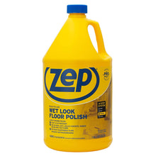 Load image into Gallery viewer, Zep Commercial 1044898 Wet Look Floor Polish, 1 gal Bottle