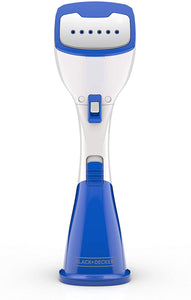 BLACK+DECKER Garment, Hand, Travel Steamer, Blue, HGS100P, Compact, Indigo