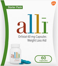 Load image into Gallery viewer, alli Diet Weight Loss Supplement Pills, Orlistat 60mg Capsules Starter Pack, Non prescription weight loss aid, 60 count