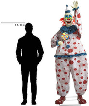 Load image into Gallery viewer, Home Accents Holiday Halloween Decor Old Time Clown 6.9 ft. Life-Sized Animated Glowing Yellow Eyes