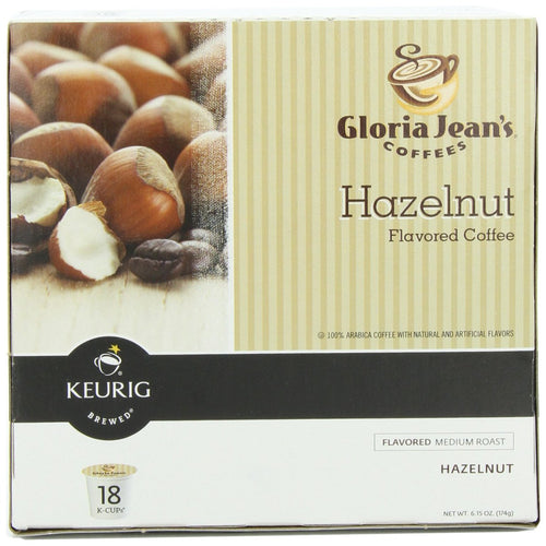 Gloria Jean's Coffees, Hazelnut Coffee, K-Cup for Keurig Brewers