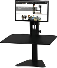 Load image into Gallery viewer, Victor DC300 High Rise Collection Sit-Stand Desk Converter 28 x 23 x 15 1/2 Black