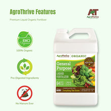 Load image into Gallery viewer, AgroThrive Organic Fertilizer - 3-3-2 General Purpose