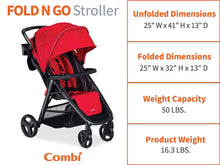 Load image into Gallery viewer, Fold N Go Stroller Parent