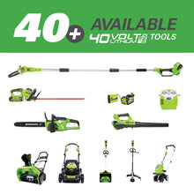 Load image into Gallery viewer, Greenworks 12-Inch 40V Cordless Chainsaw, 2.0 AH Battery Included 20262