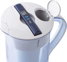 Load image into Gallery viewer, ZeroWater ZR-0810-4, 10 Cup Round Water Filter Pitcher with Water Quality Meter, White