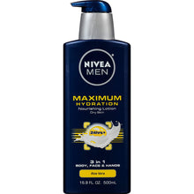 Load image into Gallery viewer, Nivea For Men Maximum Hydration Nourishing Lotion