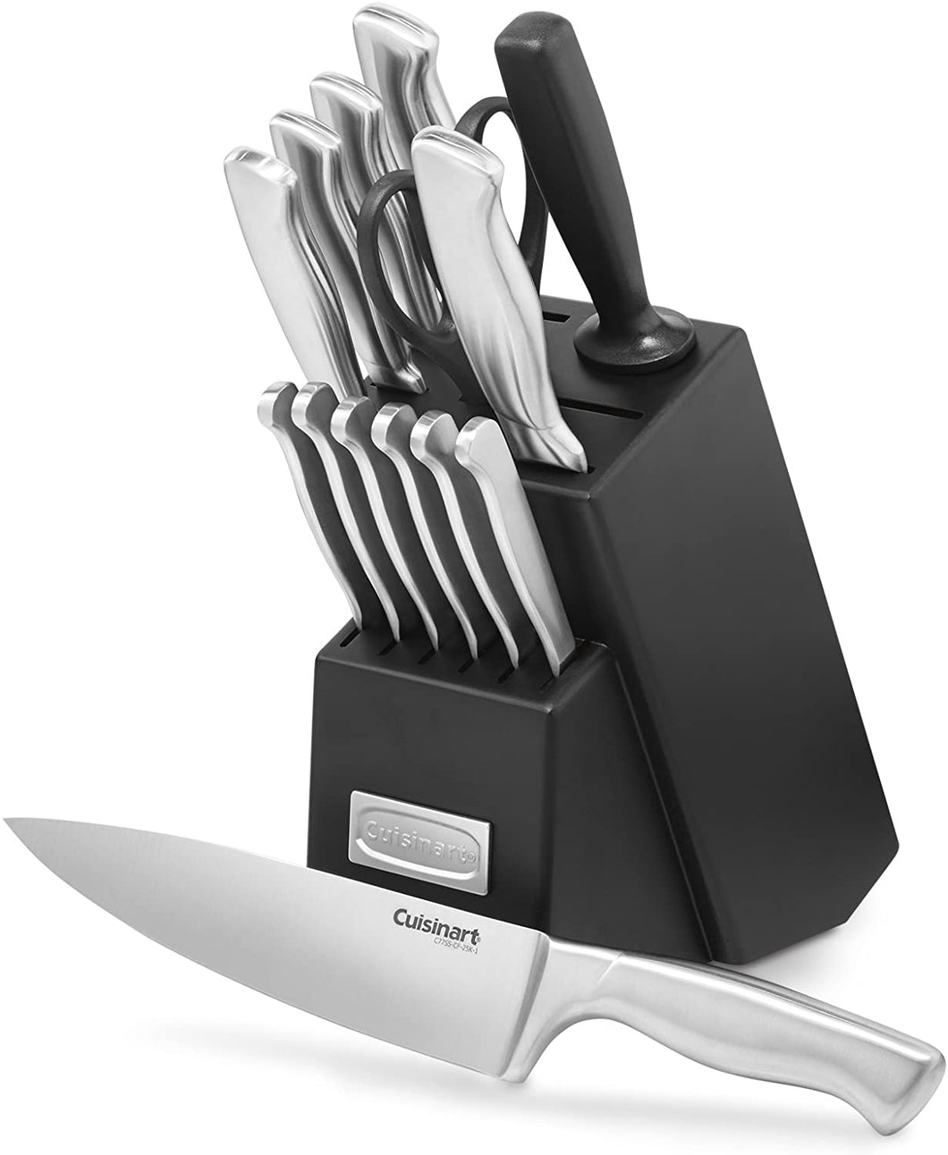 Cuisinart 15-Piece Stainless Steel Hollow Handle Block Set, C77SS-15PK