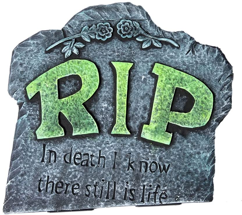 Forum Novelties Rip Buried Tombstone, White