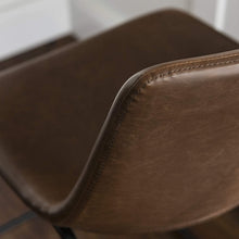 Load image into Gallery viewer, Walker Edison Douglas Urban Industrial Faux Leather Armless Dining Chairs