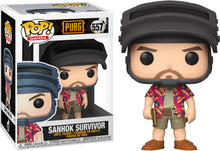Load image into Gallery viewer, Sanhok Survivor: Fun ko Pop! Games Vinyl Figure &amp; 1 Compatible Graphic Protector Bundle (557 - 44723 - B)