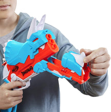 Load image into Gallery viewer, NERF DinoSquad Tricera-Blast Dart Blaster, Break-Open 3-Dart Loading, 12 Official Darts, Dart Storage, Triceratops Dinosaur Design