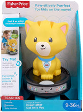 Load image into Gallery viewer, Fisher-Price Laugh &amp; Learn Crawl-After Cat on a Vac, Musical Baby Toy