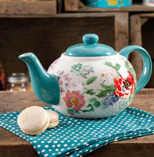 Load image into Gallery viewer, The Pioneer Woman Country Garden Teapot (Country Garden, Multi)