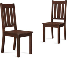 Load image into Gallery viewer, Better Homes and Gardens Bankston Mission Chairs, Set of 2, Mocha