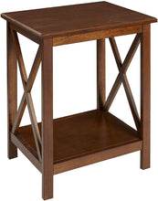 Load image into Gallery viewer, Better Homes &amp; Gardens Clayton Rectangle X Cross Bar Design Accent Table