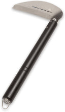 Load image into Gallery viewer, Nisaku NJP115 Handheld Garden Weed Scraper, Authentic Tomita (Est. 1960) Japanese Stainless Steel, 4.25" Blade, Polished Wood Handle