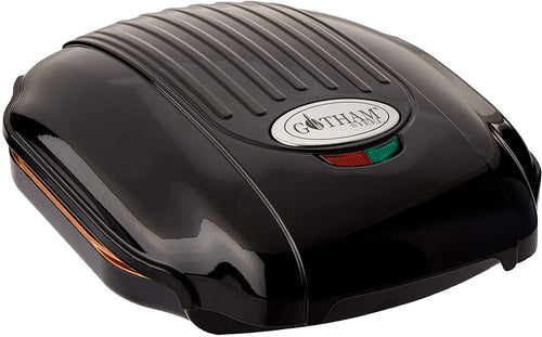 Gotham Steel 2053 Low Fat Multipurpose Sandwich Grill Nonstick Copper Coating – As Seen on TV, Large, Black