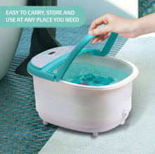 Load image into Gallery viewer, Foot Spa Bath Massager with Heat - Feet Soaking Tub Features 6 Shiatsu Massage Rollers, Rotting Callus Remover, Adjustable Time &amp; Temperature - Stress Relief for Fatigue and Tired Feet