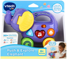 Load image into Gallery viewer, VTech Push &amp; Explore Elephant, Purple