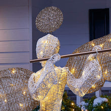 Load image into Gallery viewer, Home Accents Holiday 5 ft LED Lighted Angel with Flute