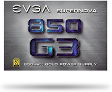 Load image into Gallery viewer, EVGA SuperNOVA 220-G3-0850-X1, 850 G3, 80 Plus Gold 850W, Fully Modular, Eco Mode with New HDB Fan, 10 Year Warranty, Includes Power ON Self Tester, Compact 150mm Size, Power Supply