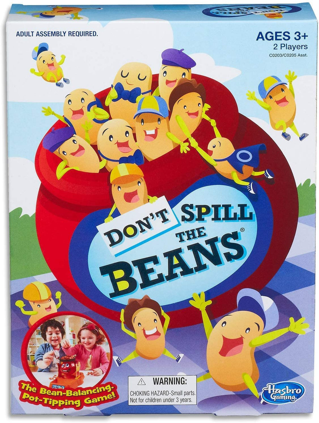 Hasbro Gaming Don't Spill The Beans Game,Brown/a