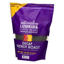 Load image into Gallery viewer, Land Mark Coffee Beans Decaf French Roast, 32.0 OZ