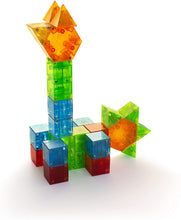 Load image into Gallery viewer, Magna-Qubix 29-Piece Clear Colors Set – The Original, Award-Winning Magnetic 3D Building Shapes – Creativity and Educational – STEM Approved