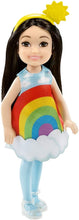 Load image into Gallery viewer, Barbie Club Chelsea Dress-Up Doll (6-Inch Brunette) in Rainbow Costume with Pet and Accessories, for 3 to 7 Year Olds