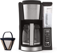 Load image into Gallery viewer, Ninja 12-Cup Programmable Coffee Maker with Classic and Rich Brews, 60 oz. Water Reservoir, and Thermal Flavor Extraction (CE201), Black/Stainless Steel
